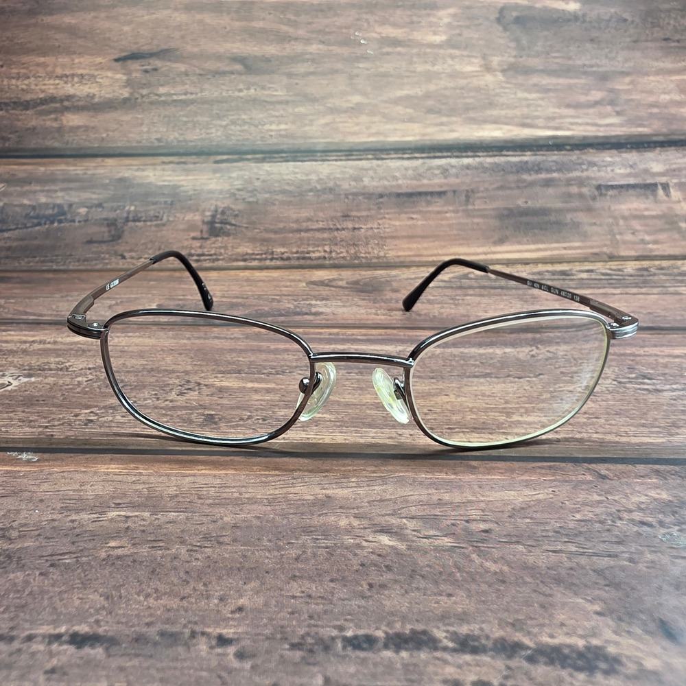 Guess GU 426 Gunmetal Oval Eyeglasses Frames 48-20-138 Mens Womens